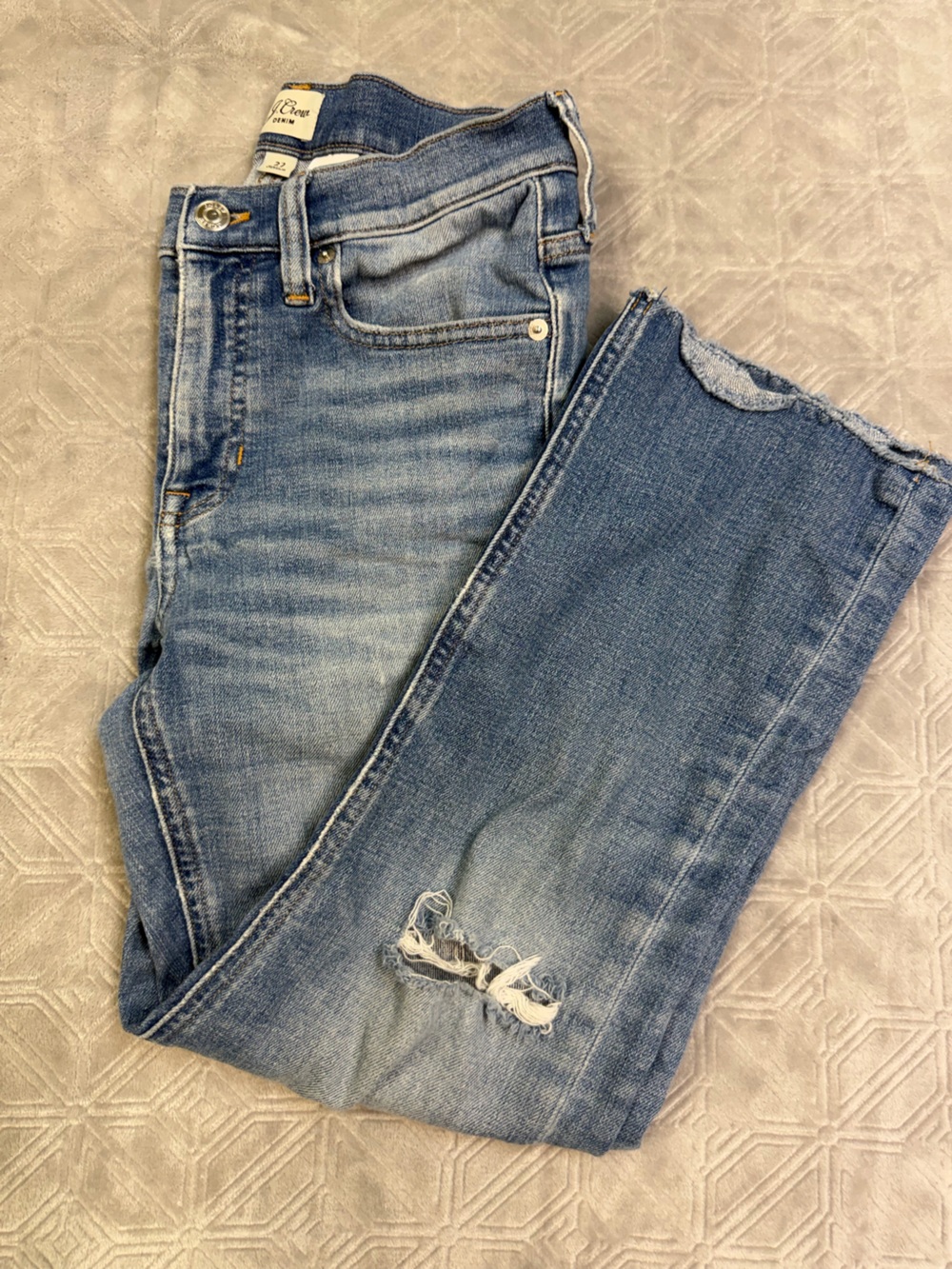 J. Crew 9” Billie Boot Crop Jeans